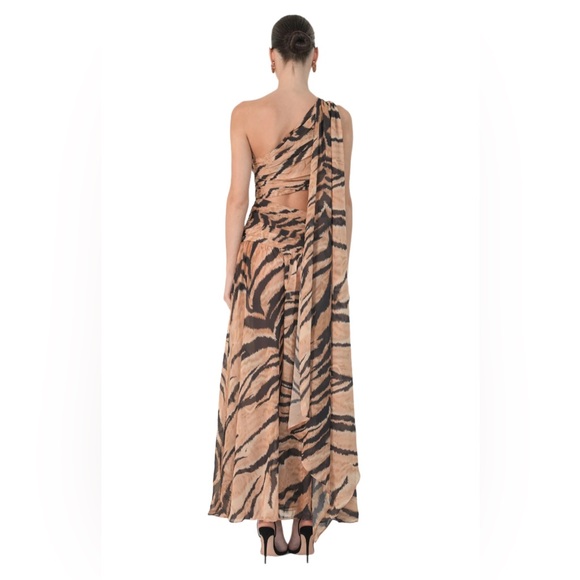 Ronny kobo One-Shoulder Tiger Print Maxi Dress $598 - Picture 2 of 3